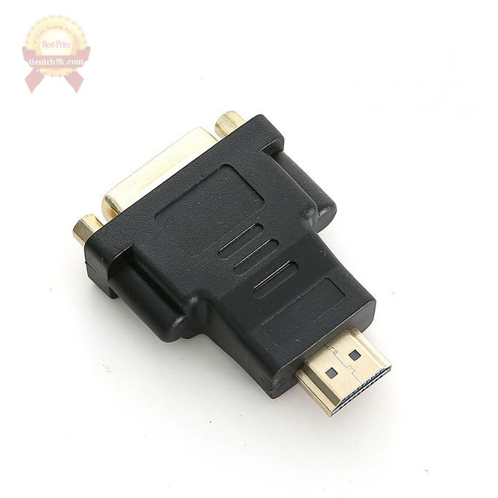 Đầu chuyển HDMI sang DVI 24+5 hai chiều đa năng màu đen