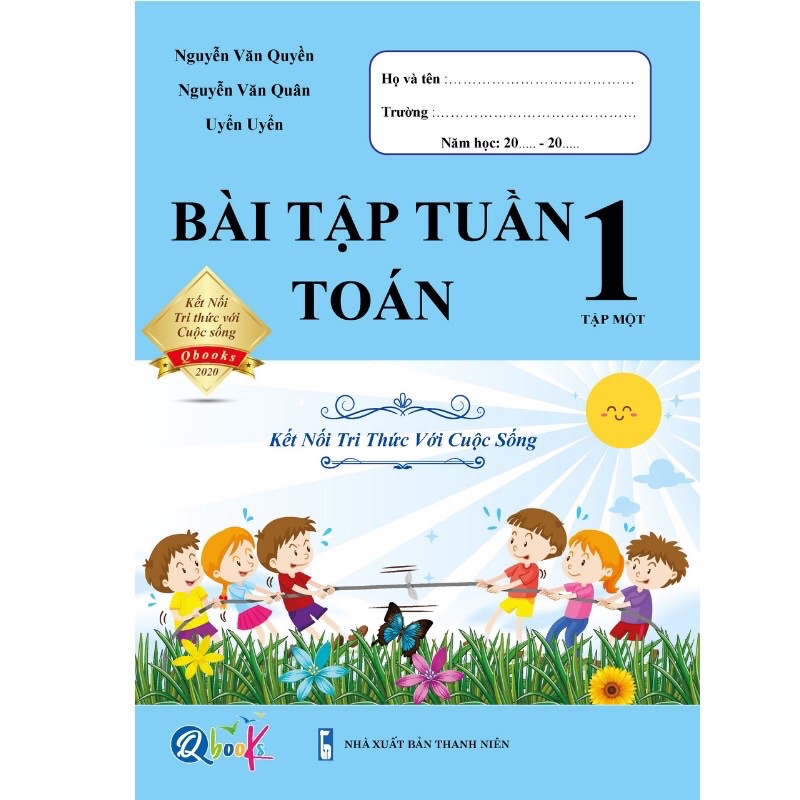 Combo Bài Tập Tuần và Đề Kiểm Tra Toán - Tiếng Việt 1 - Kết nối tri thức với cuộc sống - Học Kì 1 (4 cuốn)
