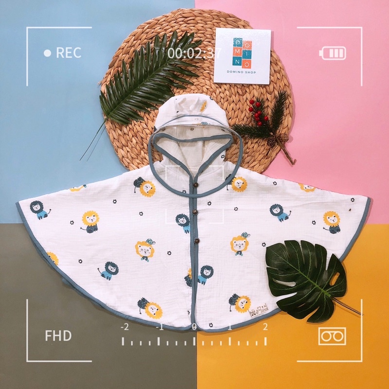 Áo choàng chống giọt bắn cho bé