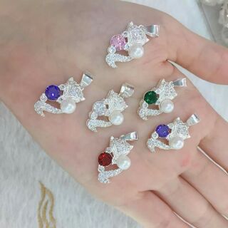 🌟 🌟 🌟 Set Hồ ly ôm ngọc trai bạc chuẩn