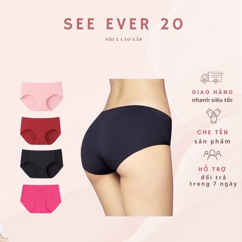 Quần Lót Su See Ever20 Cao Cấp Không Viền, Không Đường May, Thoáng Mát, Kháng Khuẩn QL 22