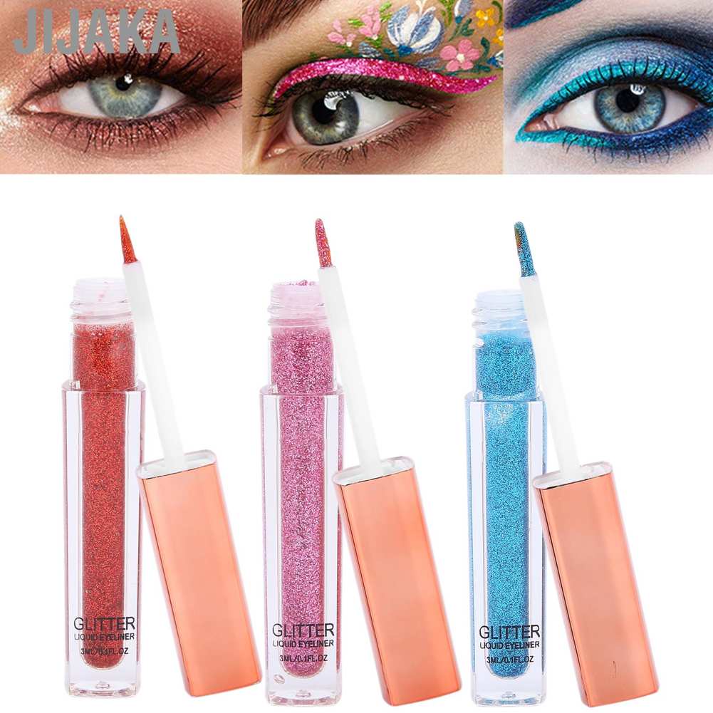 Bút kẻ mắt dạng lỏng 3ml lấp lánh lâu trôi chống thấm nước Jijaka Ibcccndc
 | BigBuy360 - bigbuy360.vn