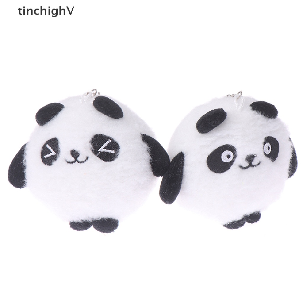 [TinchighV] Móc Khóa Gấu Trúc Nhồi Bông Dễ Thương Dành Cho Cặp Đôi / Túi Xách / Xe Hơi 2022