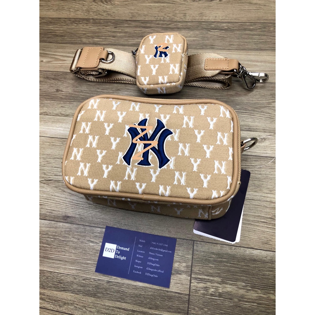 Túi Đeo Chéo M.L.B Bản To và Mini Monogram Crossbag NY Yankees Season 2022