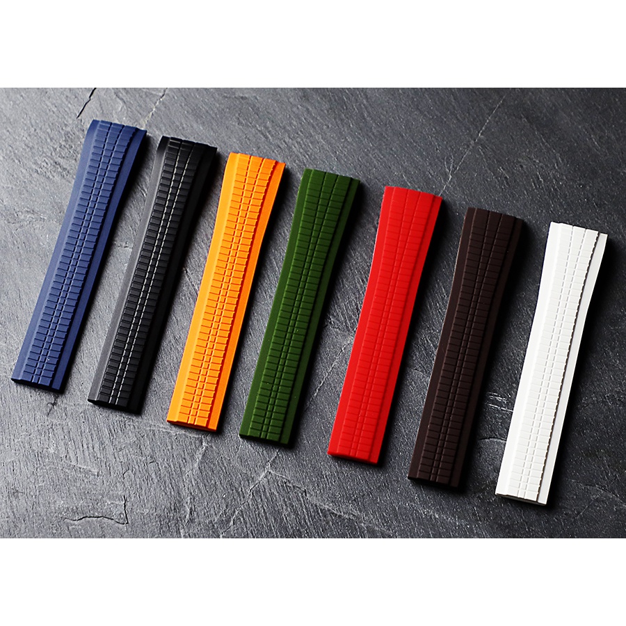 21mm Curved End Rubber Silicone Watch Bands Strap for Patek PP Philippe Aquanaut 5167A 5164A 5168A Watch Band Strap 5167R Rubber Bracelet Compatible with PATEK PHILIPPE Watch Strap