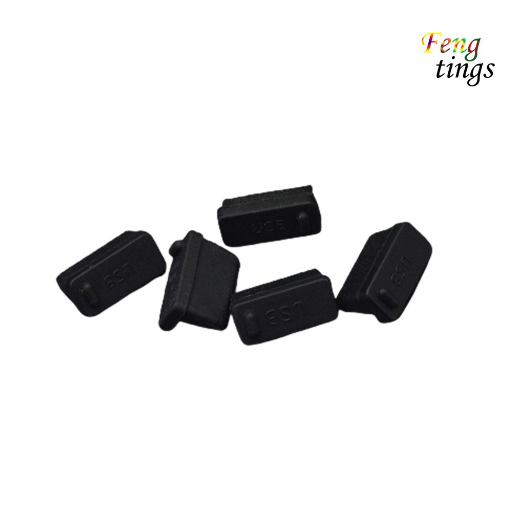 Bộ 5 Miếng Bọc Cổng Sạc Usb 2.0 / 3.0 Chống Bụi Cho Máy Tính