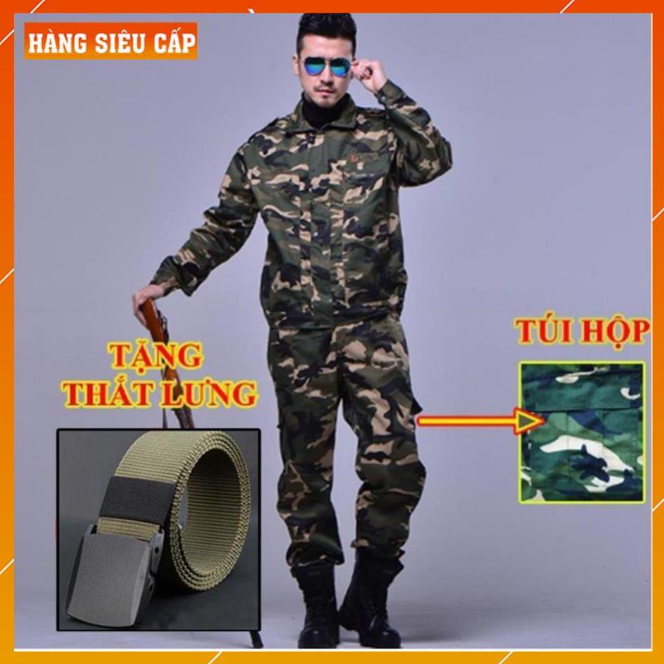 [FreeShip – hàng Auth]  Quần Áo Lính Mỹ US ARMY - Quần Lính Túi Hộp Nam Giá Rẻ Rằn Ri