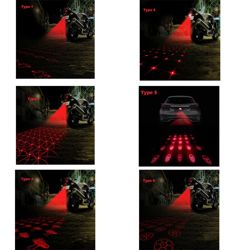 Đèn Led Tín Hiệu Chống Sương Mù Cao Cấp Cho Xe Mô Tô