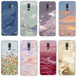 Ốp Điện Thoại TPU Dẻo In Họa Tiết Độc Đáo Thời Trang Cho Samsung Galaxy j7 pro j5 2017 J8 2018 A01