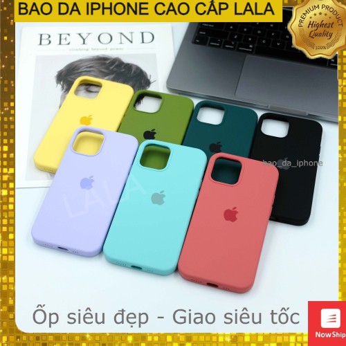 Ốp chống bẩn iPhone 12/12 Pro/12 Pro Max cao cấp có logo FULL BOX - Hàng loại 1 - Mua kèm deal shock cường lực Camera