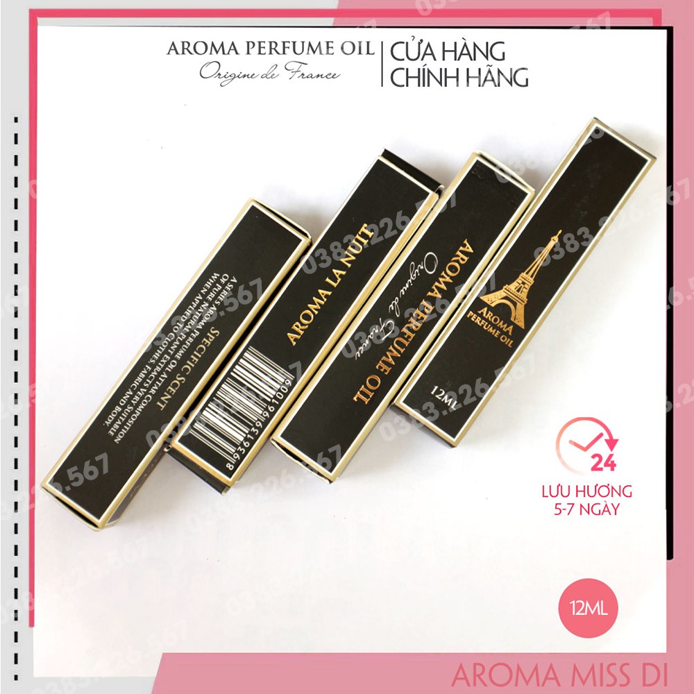 Tinh dầu nước hoa Pháp Amanda Goodgirl 12ml - Cá tính, gợi cảm, quyến rũ, nổi bật đầy khiêu khích