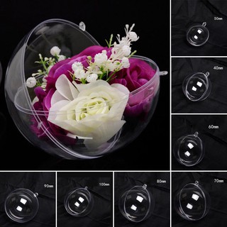 Bóng Nhựa Trong Suốt Trang Trí Giáng Sinh