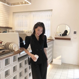 Áo peplum cổ vest