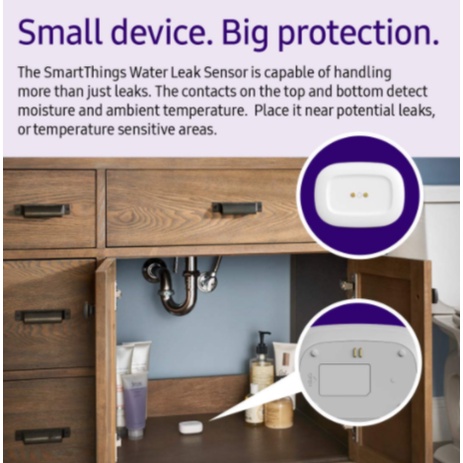 Cảm biến rò rỉ nước Samsung SmartThings Water Leak Sensor