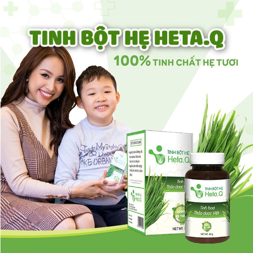 Tinh Bột Hẹ Heta.Q - Hỗ trợ điều trị táo bón, biếng ăn ở trẻ nhỏ (Hộp 30g)