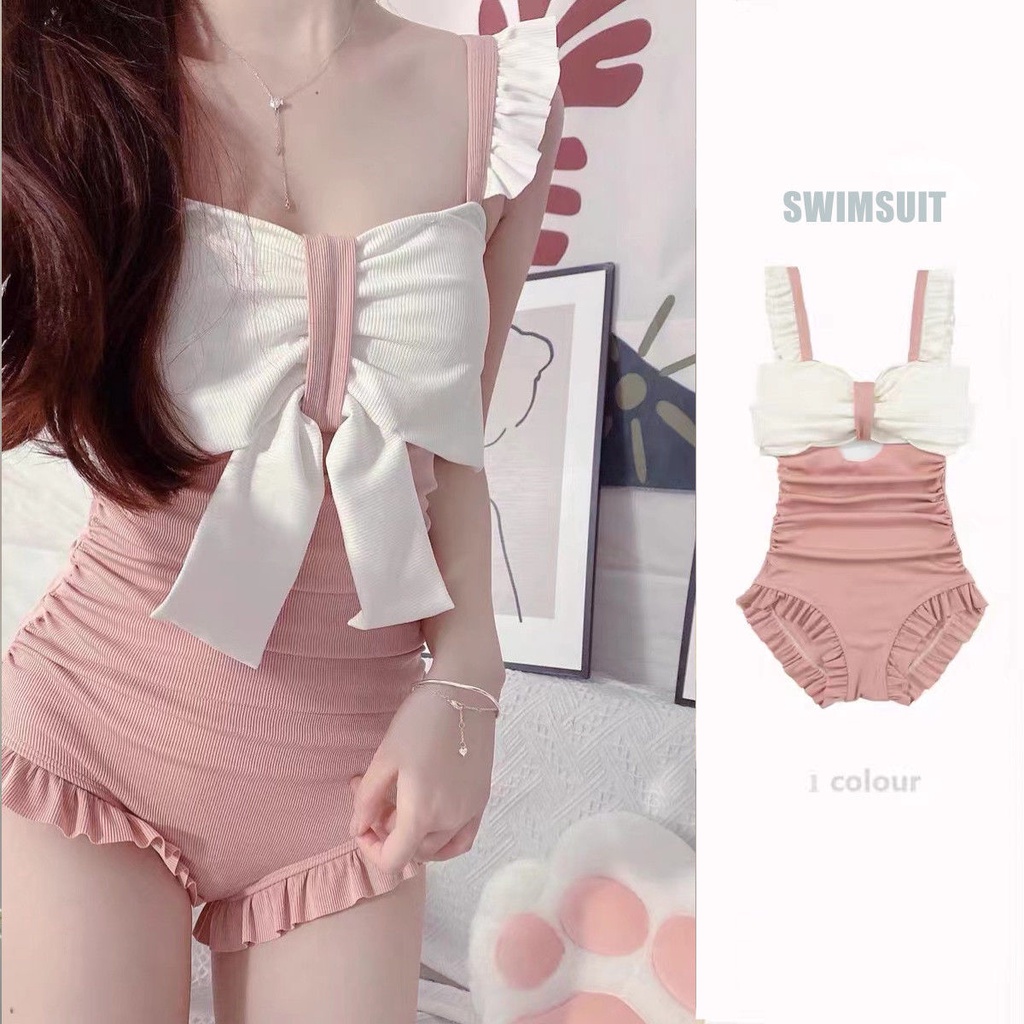 Jiashucheng Hàng Có Sẵn Bộ Đồ Bơi Lolita Ngọt Ngào Cho Nữ Sinh Đảng Bảo Đảm Bảo Sự Cẩn Thận Máy Ôm