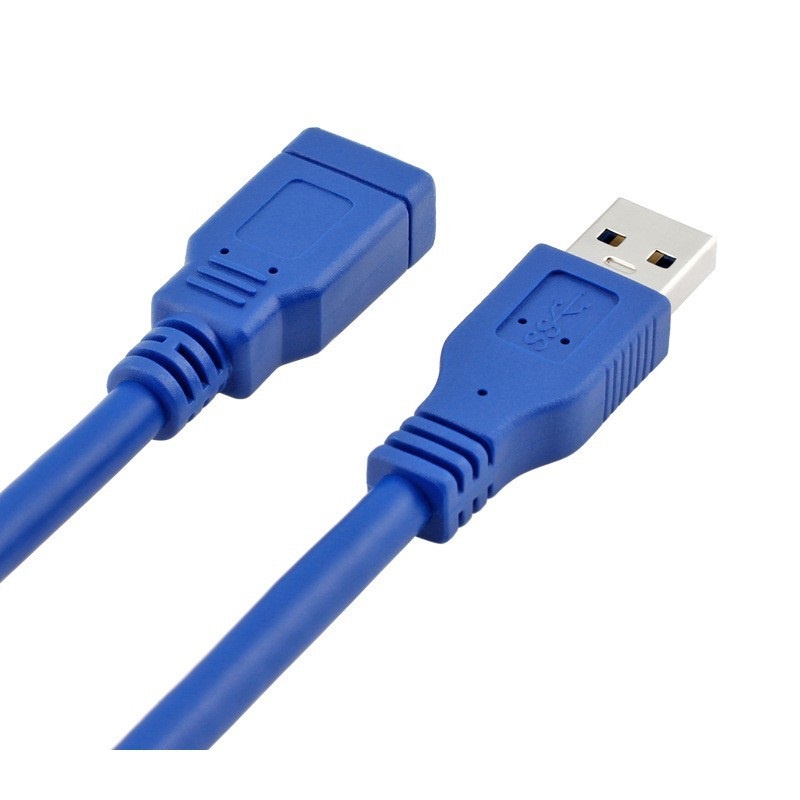 Dây Nối Dài Usb 3.0 Xanh - Cáp Nối Dài Chống Nhiễu 2 Đầu Siêu Bền dài 3M , 5M