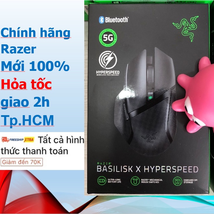 Chuột không dây game Razer Basilisk X HyperSpeed Wireless (mới 100%) hàng chính hãng