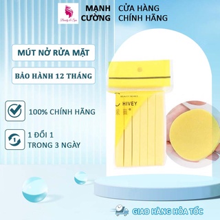 Bông Mút Bọt Biển Rửa Mặt Chivey Chính Hãng (12 miếng)