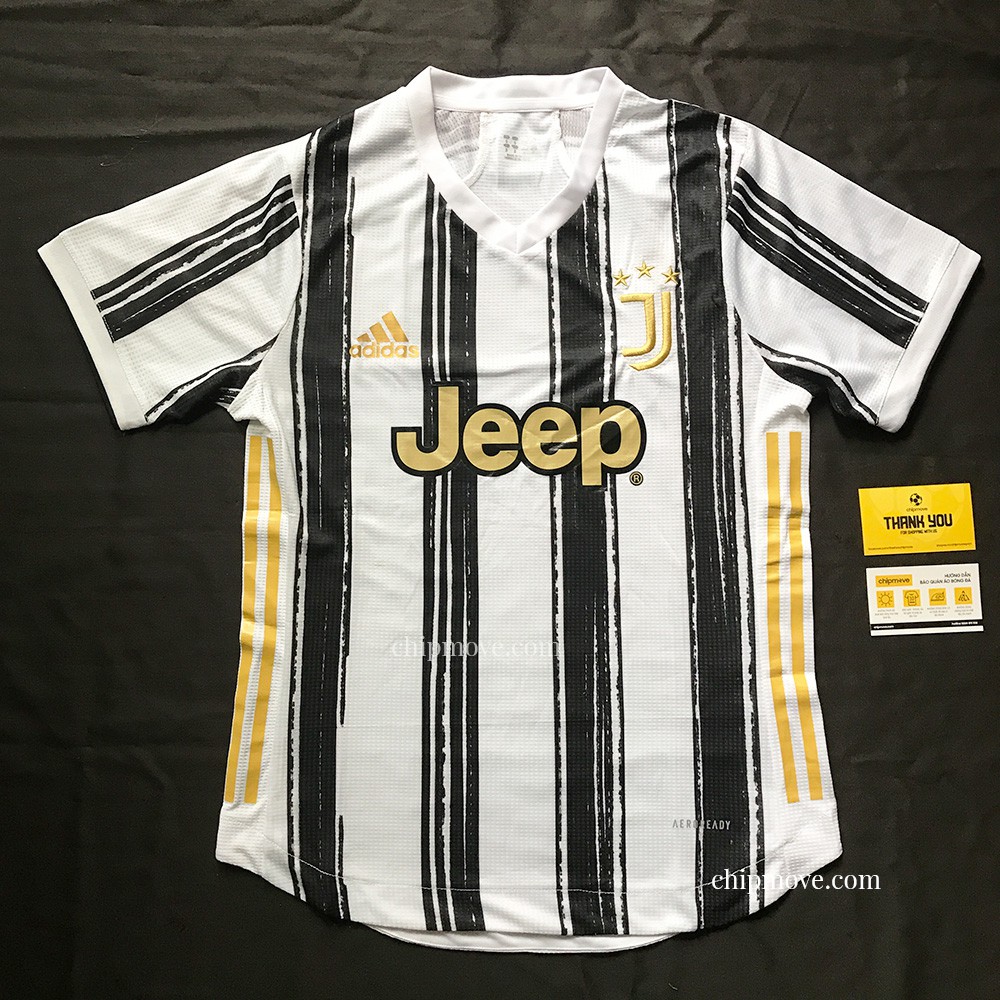 Bộ áo bóng đá Juvetus Trắng đen sân nhà Thái cao cấp