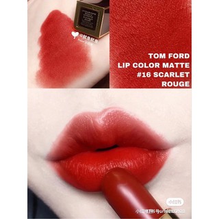 Son TOM FORD Scarlet Rouge - #16 đỏ tươi