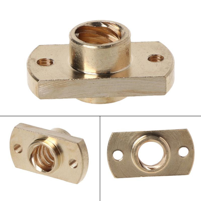 Đai Ốc Chì T8 Bằng Đồng Thau 2mm 8mm T8X8Mm Chuyên Dụng Cho Máy In 3D 3 CR-10