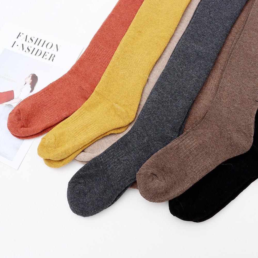 Tất DàI MàU Trơn ThờI Trang Cho Nữ