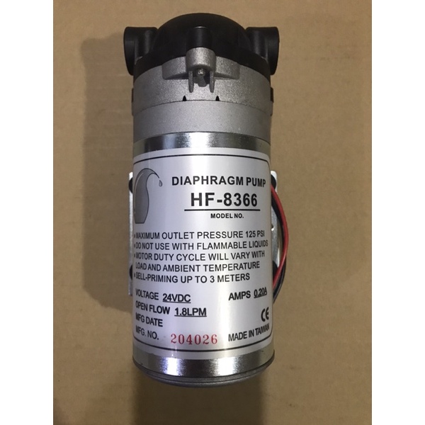 Bơm tăng áp Hf8366 24v máy lọc nước