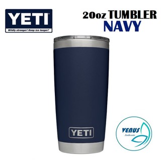 Ly giữ nhiệt YETI Navy 20oz + Nắp Magslider (600ml) - Stainless Steel / Thép Không Gỉ Cao Cấp - NEW