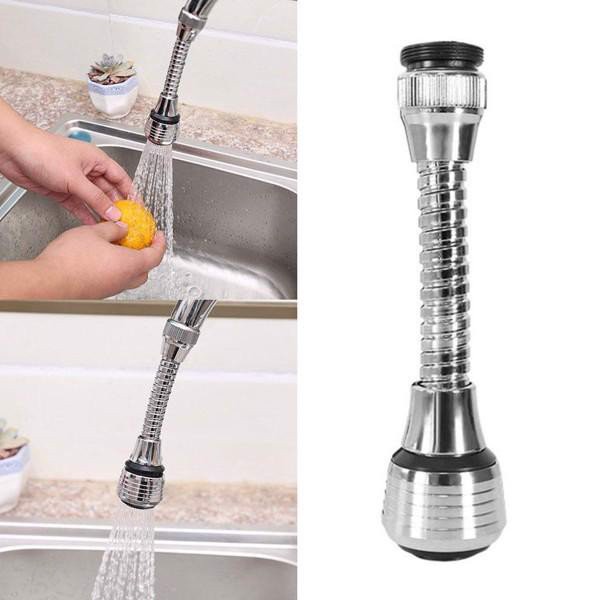 [FREESHIP❤️] Đầu Vòi Xịt Nước Tăng Áp Cho Vòi Bồn Rửa Bát 360 Độ, Điều Chỉnh Dòng Nước, Tăng Áp Lực Nước