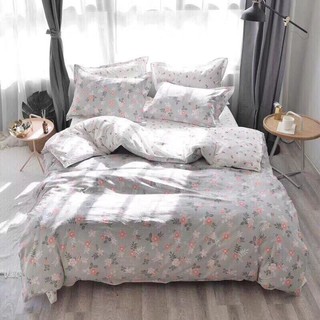 Bộ chăn ga gối Hàn Quốc hoa nhí