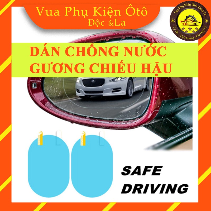 Miếng dán chống nước gương chiếu hậu ô tô - Dán chống nước gương xe hơi