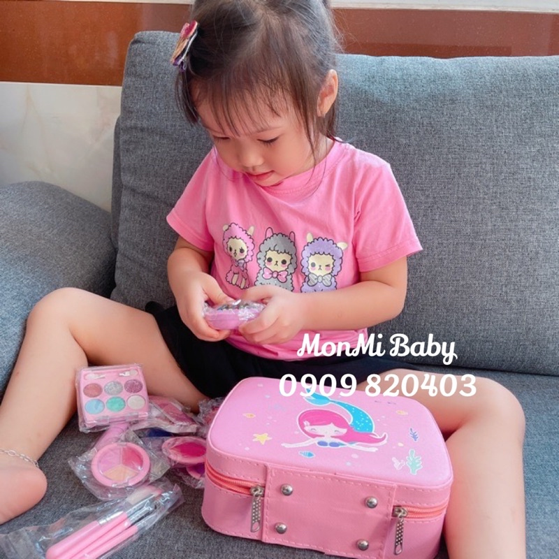 QUÀ NOEL CHO BÉ- HÀNG SẴN -  - VALI ĐỒ CHƠI TRANG ĐIỂM CHO BÉ - HỘP TRANG ĐIỂM VALI MAKEUP AN TOÀN