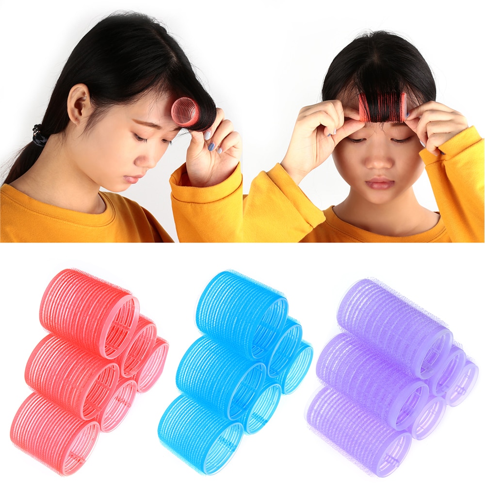 Lô uốn tóc mái màu sắc ngẫu nhiên chuyên dụng cho salon
