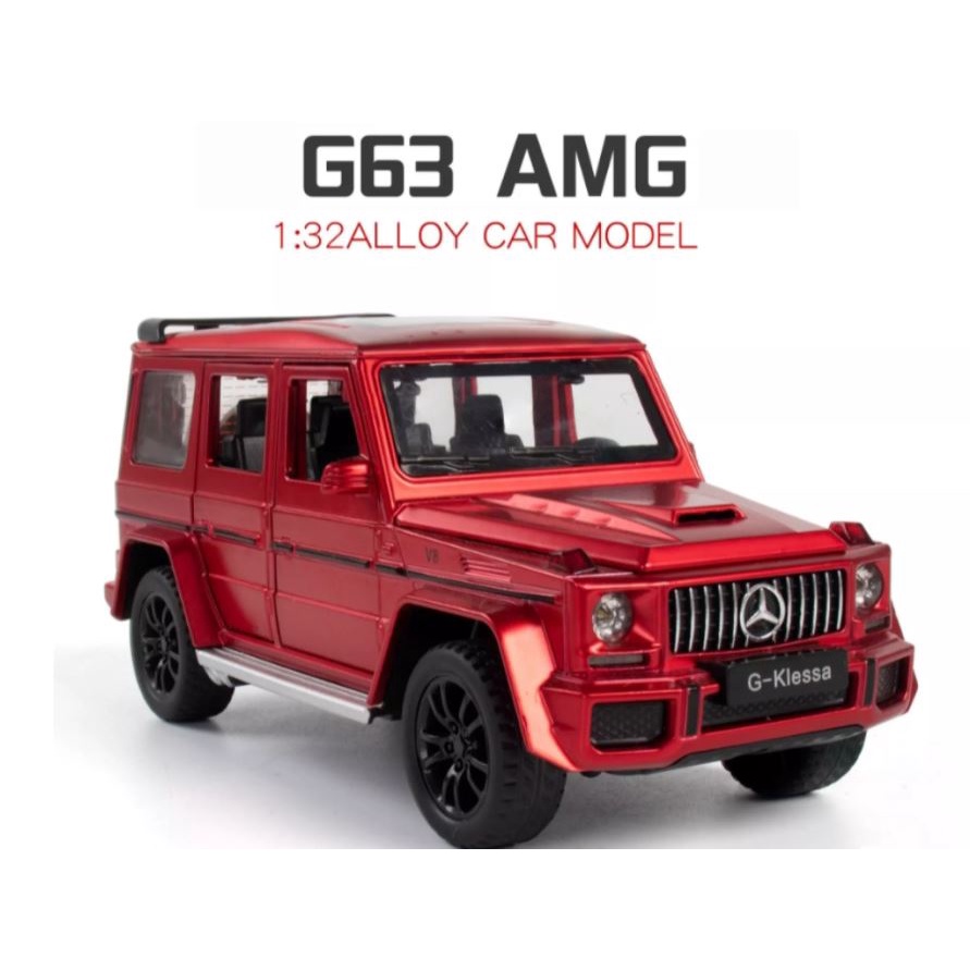 Mô hình xe trưng bày Mercedes-Benz AMG G63 ô tô xe hơi đồ chơi trẻ em 1:32 khung kim loại oto o to mini vỏ sắt Chezhi
