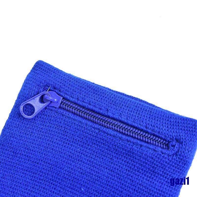 (gazi1) 1PC Sport Armband Running Bag Wristband Sweatband Wrist Pocket Wrist Wallet Bags