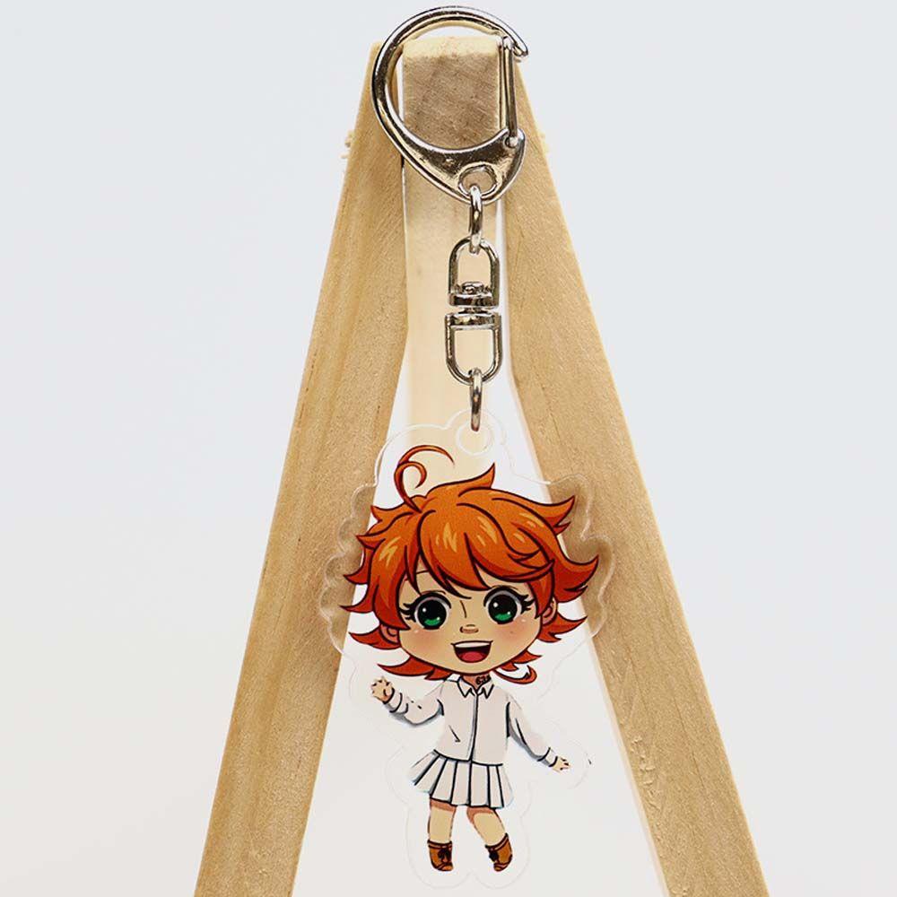 DARNELL Móc Khóa Hoạt Hình The Promised Neverland Dễ Thương