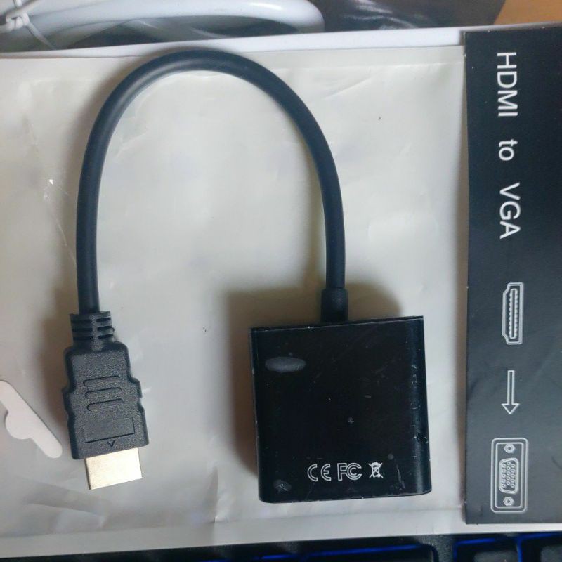 Bộ chuyển HDMI sang VGA cho Laptop, đầu thu, tivi box kết nối màn hình rời