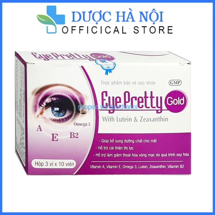 Viên uống bổ mắt EYE PRETTY GOLD hộp 30 viên
