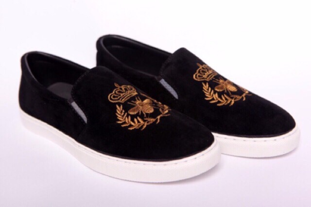 Giày Lười Nam Thêu Vương Miện Đẹp | BigBuy360 - bigbuy360.vn