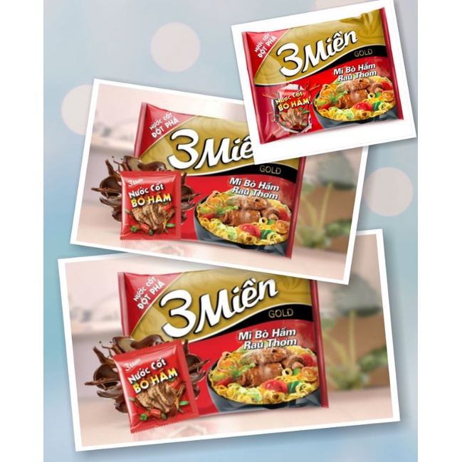 Mỳ 3 Miền Bò hầm rau thơm 75g | BigBuy360 - bigbuy360.vn