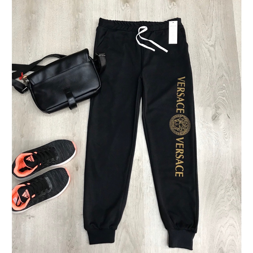 Quần Jogger Thể Thao Unisex SIMPLE Vải Thun Phong Cách Ulzzang