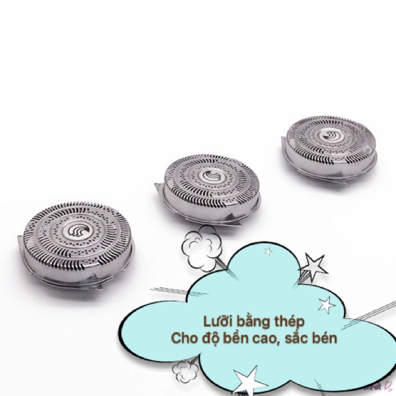 3 lưỡi máy cạo râu philips HQ9190 PT927 PT920 HQ9100