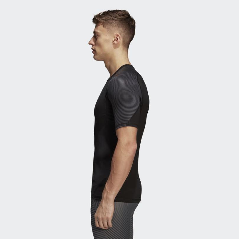 Áo thun nam adidas Alphaskin Sport Baselayer (màu Carbon) Xịn