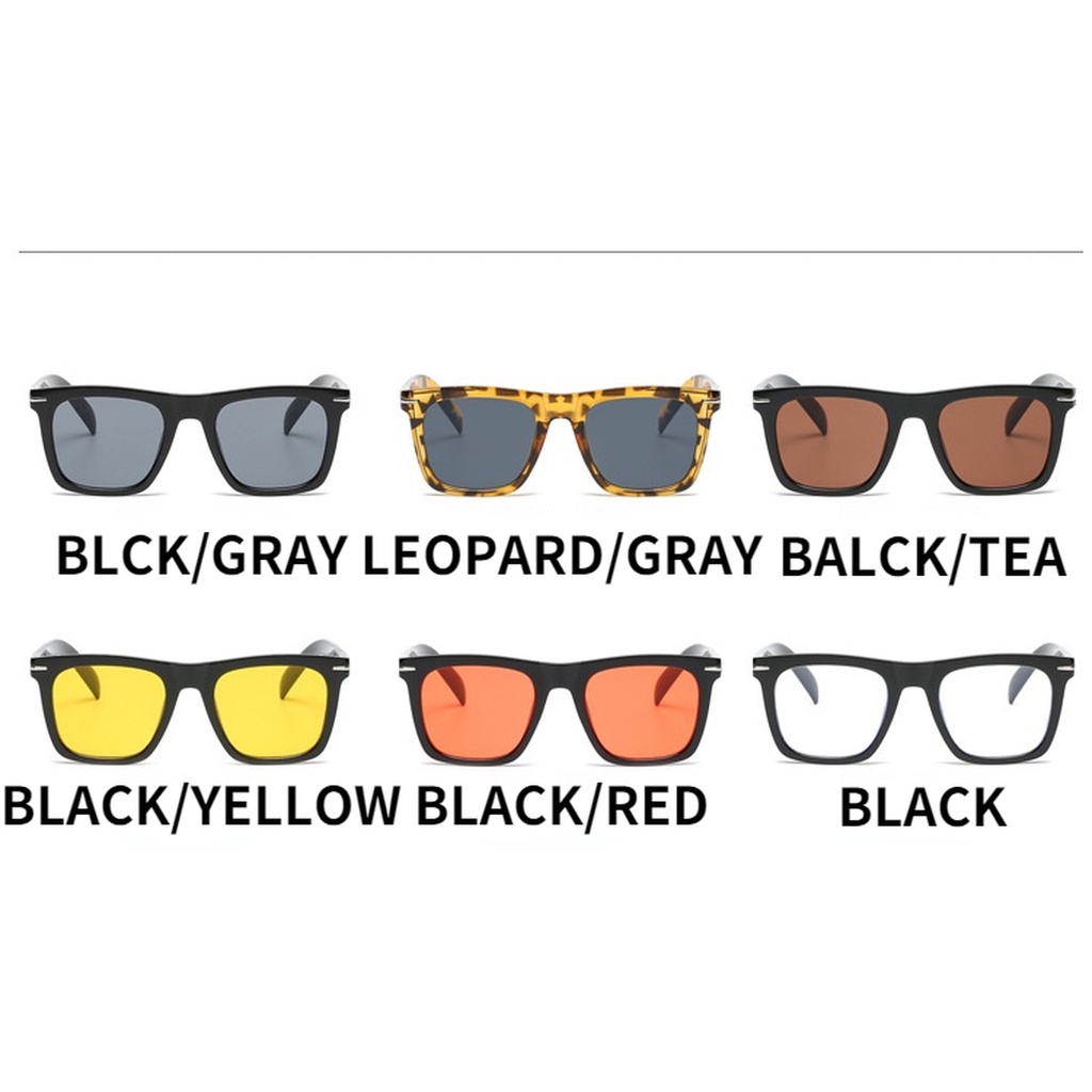 Kính mát gọng chữ nhật sành điệu nam tính