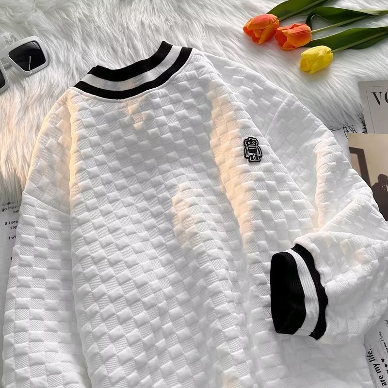 Áo sweater Cổ Thuyền Thoáng Khí Oversize Thời Trang Unisex Phong Cách Hàn Quốc Chất Lượng Cao