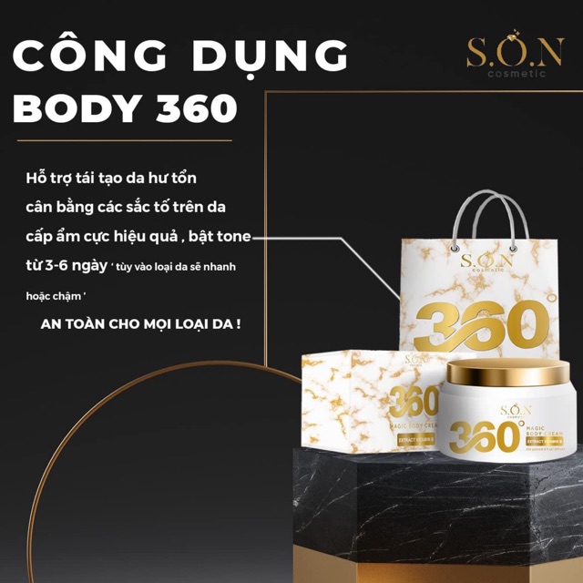 [MUA 1 TẶNG 1] KEM BODY CREAM 360• - KHÔNG TRẮNG HOÀN TIỀN 100% | BigBuy360 - bigbuy360.vn