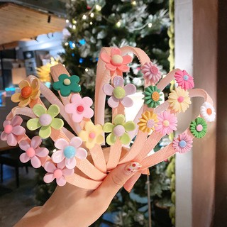 Bờm tóc hoa cho bé gái