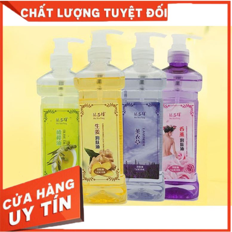 Dầu Masage Body Đủ Mùi - 500ml