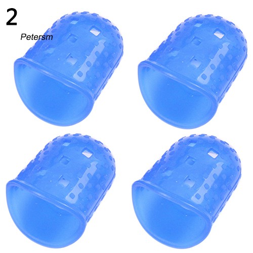 Bộ 4 Dụng Cụ Bảo Vệ Ngón Tay Trái Bằng Silicon Cho Đàn Ukulele Guitar Tiện Dụng